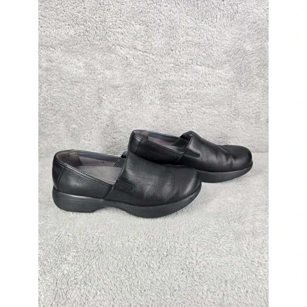 Dansko Ellie Slip-On Sneaker Women Black Leather 41EU 10-10.5(US)